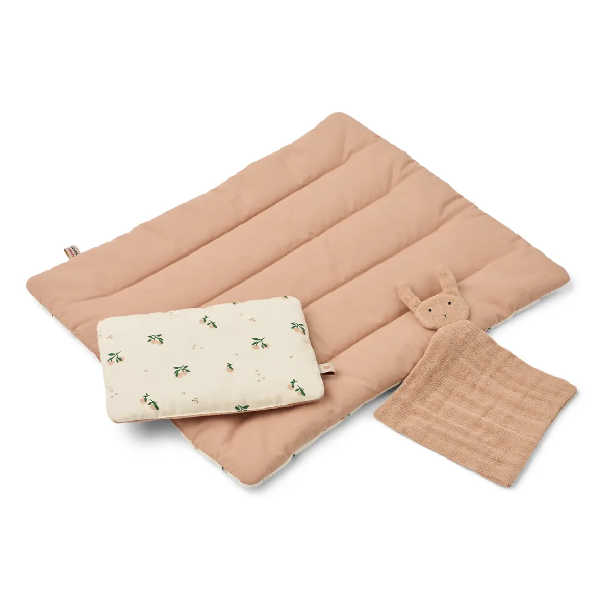 Liewood Puppenbettwäsche Joan „Peach / Sea shell“