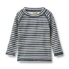 Wheat Wheat Baby-Badeshirt Dilan Langarm „Blue Stripe“