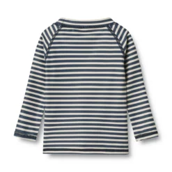Wheat Wheat Baby-Badeshirt Dilan Langarm „Blue Stripe“