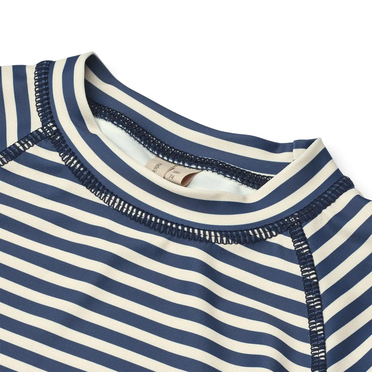 Wheat Wheat Baby-Badeshirt Dilan Langarm „Blue Stripe“