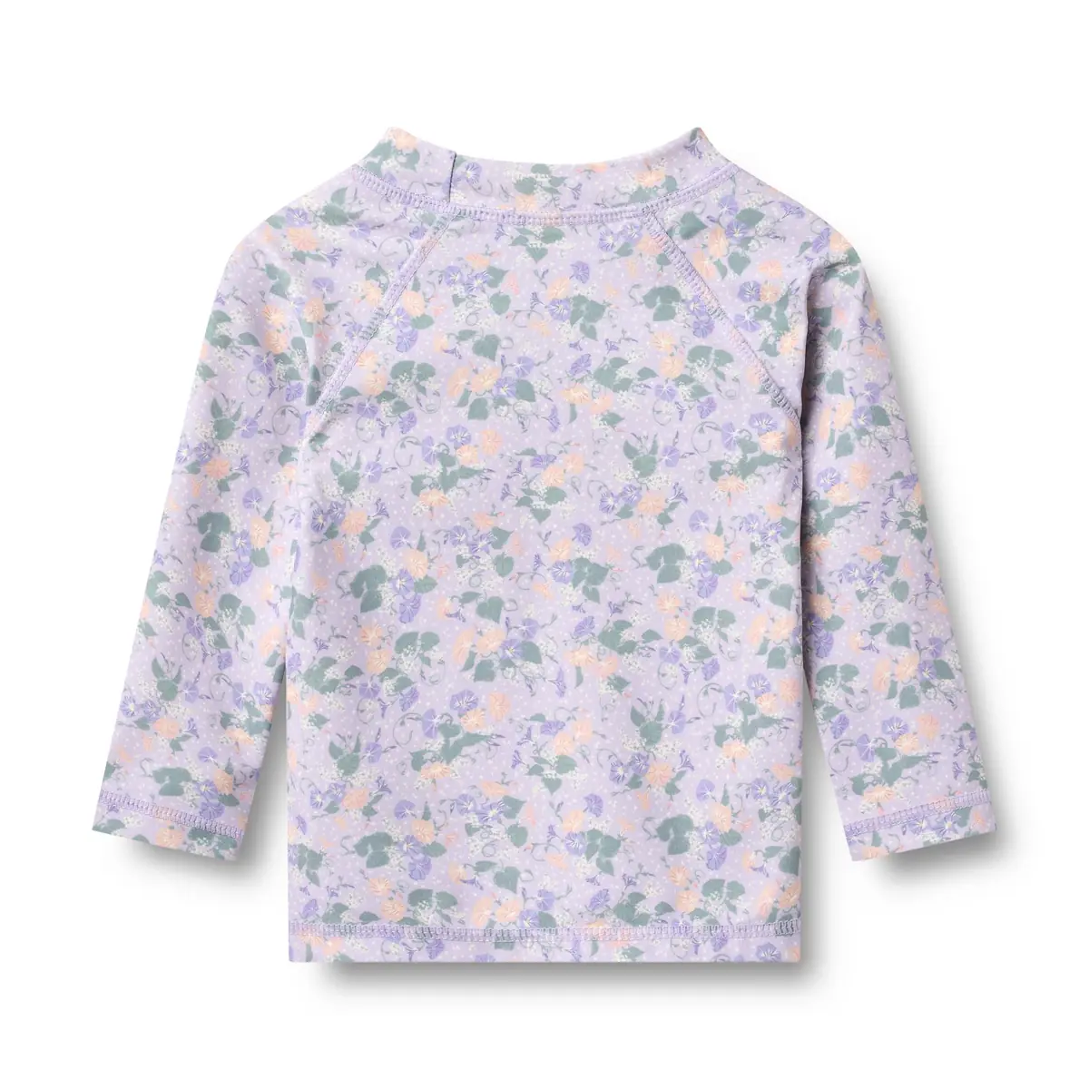 Wheat Wheat Baby-Badeshirt Dilan Langarm „Purple Light Petunias“
