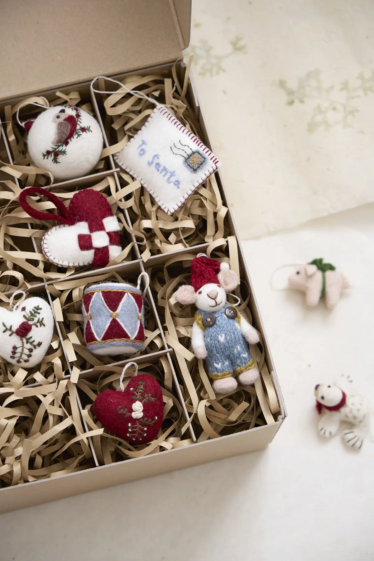 Gry & Sif Weihnachtsbaumschmuck „Weihnachtstrommel“ 5cm – Herstellerbild 2