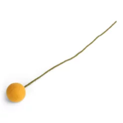 Gry & Sif Filzblumen „Dot Flower XL / gelb“ 64cm – Herstellerbild 1
