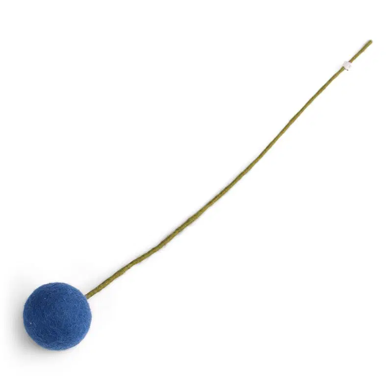 Gry & Sif Filzblumen „Dot Flower XL / blau“ 64cm – Herstellerbild 1