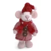 Gry & Sif Weihnachtsmaus „weiße Maus / Mantel“ 8cm – Herstellerbild 1
