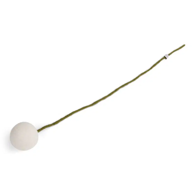 Gry & Sif Filzblumen „Dot Flower XL / weiß“ 64cm – Herstellerbild 1