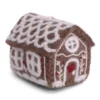 Gry & Sif Weihnachtsbaumschmuck „großes Lebkuchenhaus mit Stickerei“ 6cm – Herstellerbild 1