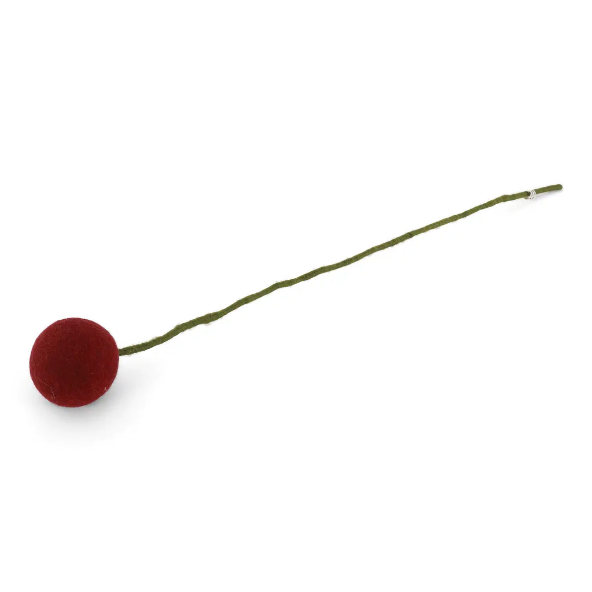Gry & Sif Filzblumen „Dot Flower XL / dunkelrot“ 64cm – Herstellerbild 1