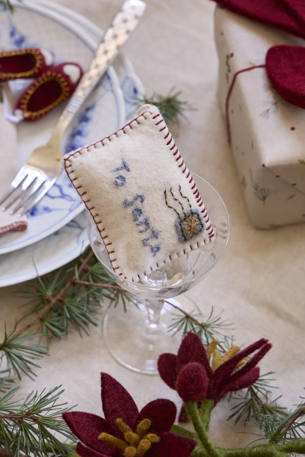 Gry & Sif Weihnachtsbaumschmuck „Brief an den Weihnachtsmann“ 6cm – Herstellerbild 3