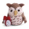Gry & Sif Weihnachtstiere „Eule mit Geschenk“ 6cm – Herstellerbild 1