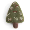 Gry & Sif Weihnachtsbaumschmuck „Weihnachtsbaum mit Stickerei“ 8cm – Herstellerbild 1