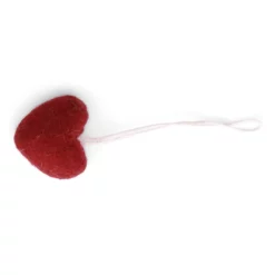 Gry & Sif Filzanhänger „Mini-Herzanhänger / rot, 6er-Set“ 3cm – Herstellerbild 3