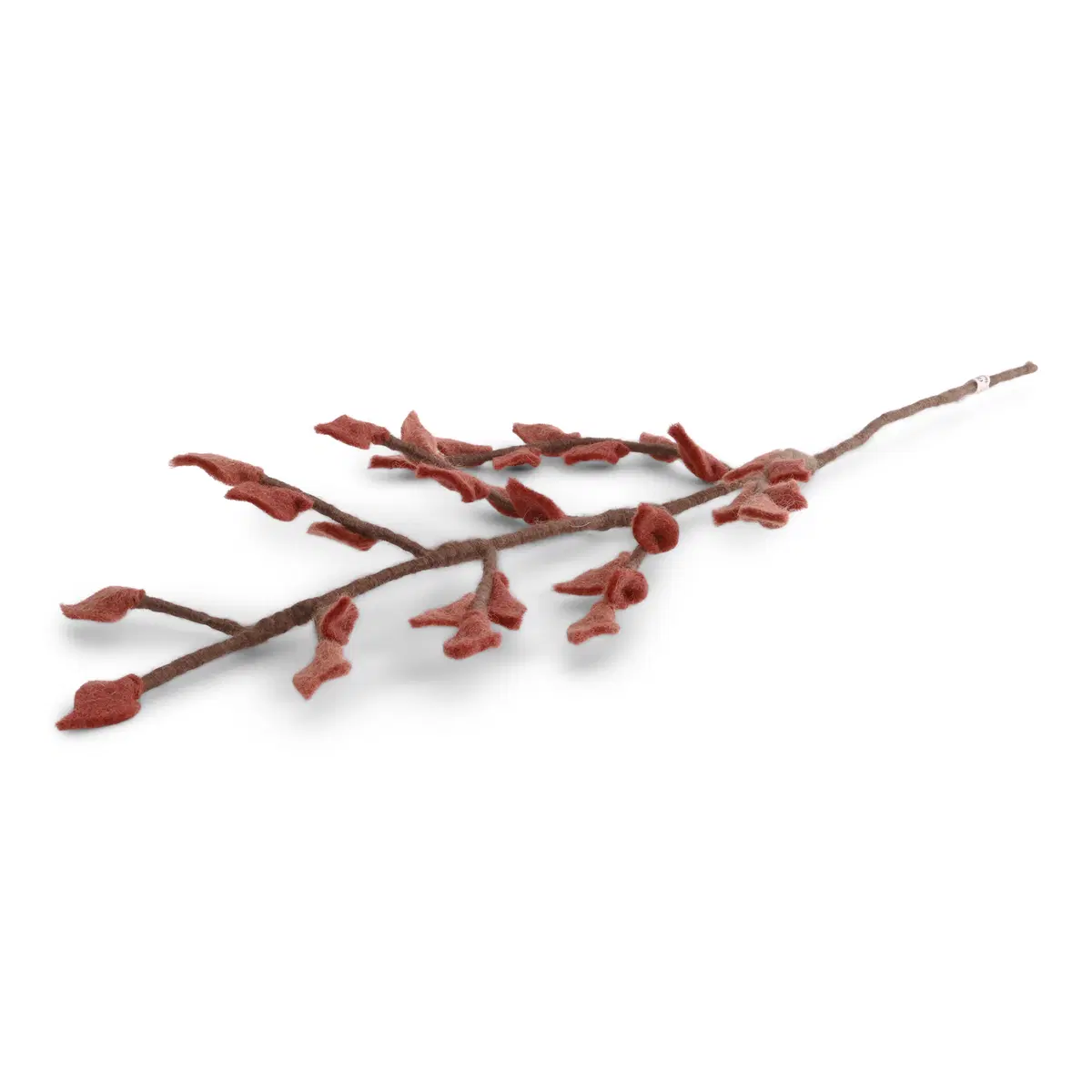 Gry & Sif Filzblumen „Zweig mit rostroten Blättern“ 60cm – Herstellerbild 1
