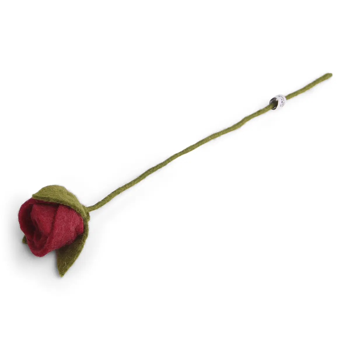Gry & Sif Filzblumen „Rose / dunkelrot“ 34cm – Herstellerbild 1