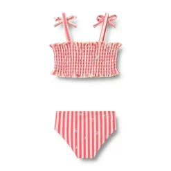 Wheat Kinder-Bikini Carla „Red Stripe Flowers“, Gr. 98, 104, 110, 116 – Bild 2