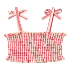 Wheat Kinder-Bikini Carla „Red Stripe Flowers“, Gr. 98, 104, 110, 116 – Bild 4