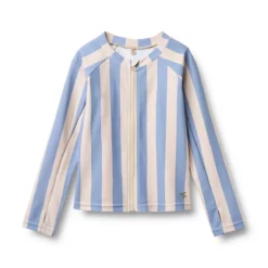 Wheat Langarm-Badeshirt Ada „Bold Blue Stripe“, Gr. 80, 92, 98, 104, 110, 116, 122, 128, 140