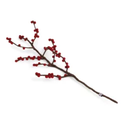 Gry & Sif Filzblumen „Zweig mit roten Beeren“ 60cm – Herstellerbild 1