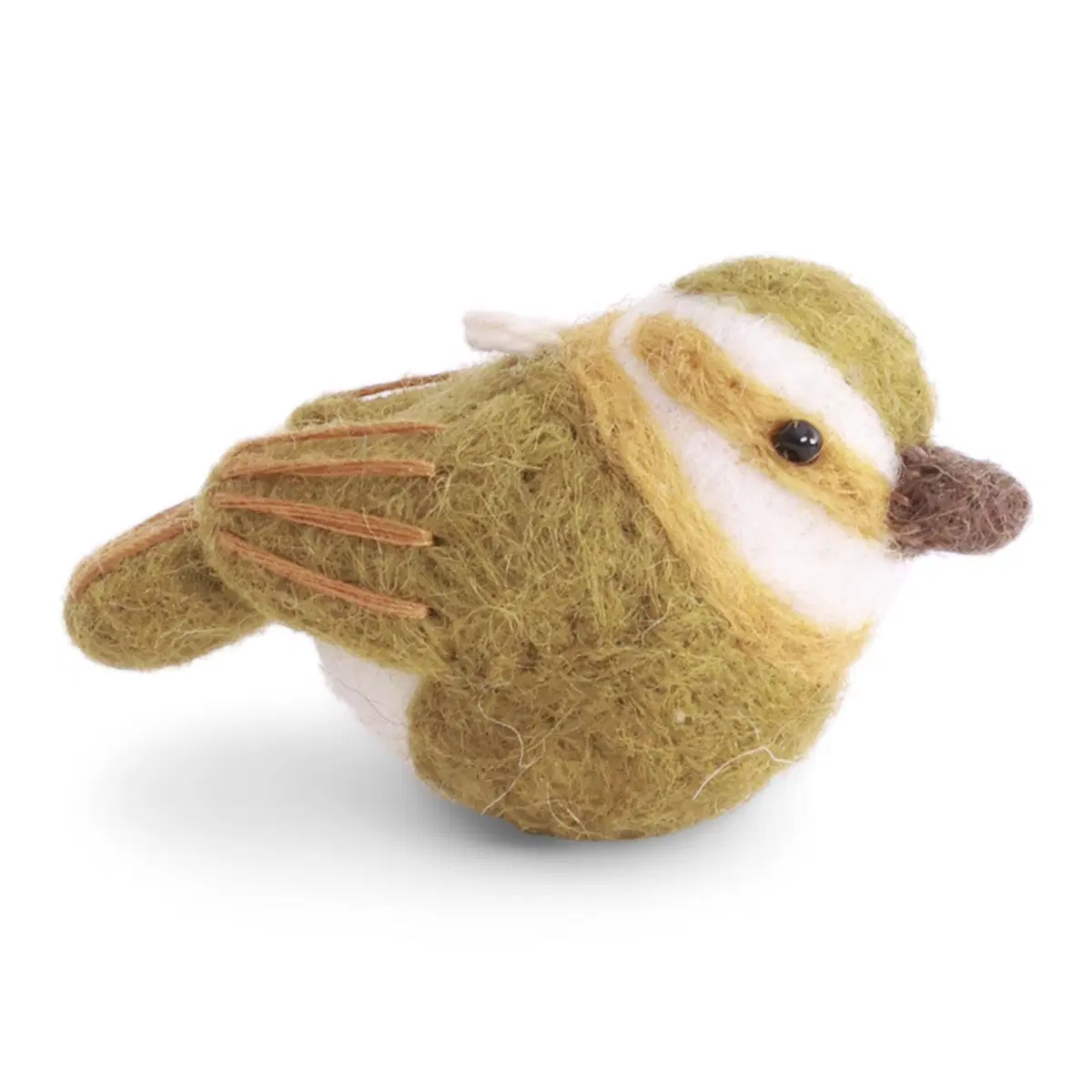 Gry & Sif Filz-Vogel „Zeisig / Moosgrün“ 4cm – Herstellerbild 1