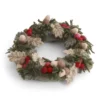 Gry & Sif Filzdekoration „Weihnachtskranz mit roten Beeren, Blättern und Eicheln“ ø20cm – Herstellerbild 1