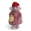 Gry & Sif Weihnachtsmaus „graue Maus / Handtasche“ 12cm – Herstellerbild 1