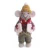 Gry & Sif Weihnachtsmaus „graue Maus / Weste und Schlittschuhe“ 12cm – Herstellerbild 1