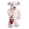 Gry & Sif Eisbär „weiß / mit Weihnachtsstrumpf“ 10cm – Herstellerbild 1