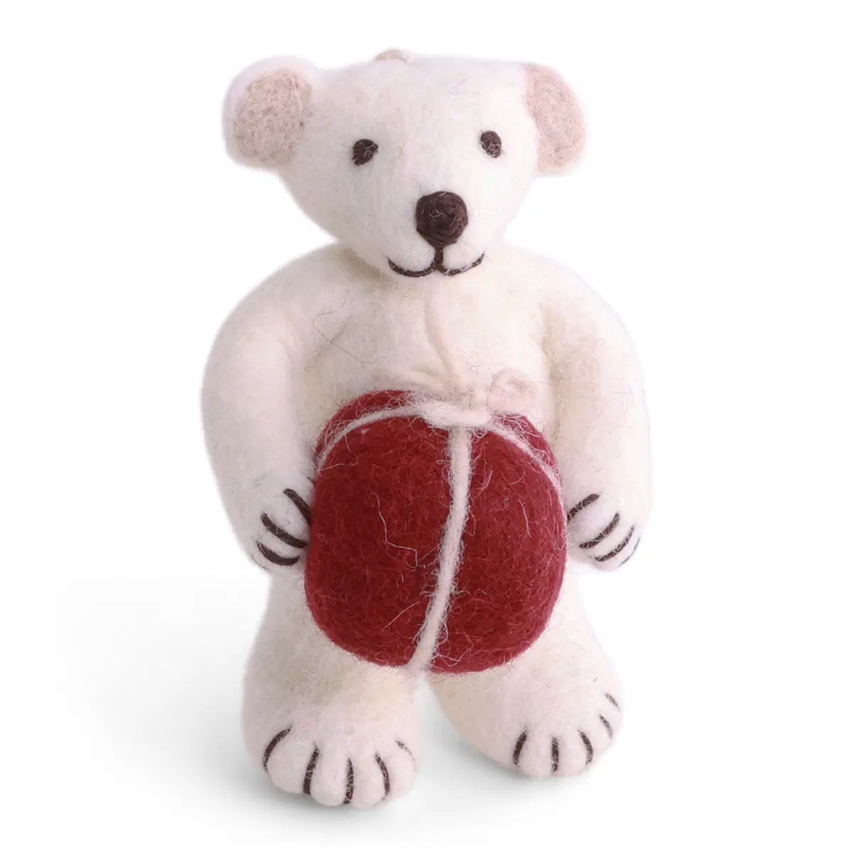 Gry & Sif Eisbär „weiß / mit Geschenk“ 10cm – Herstellerbild 1