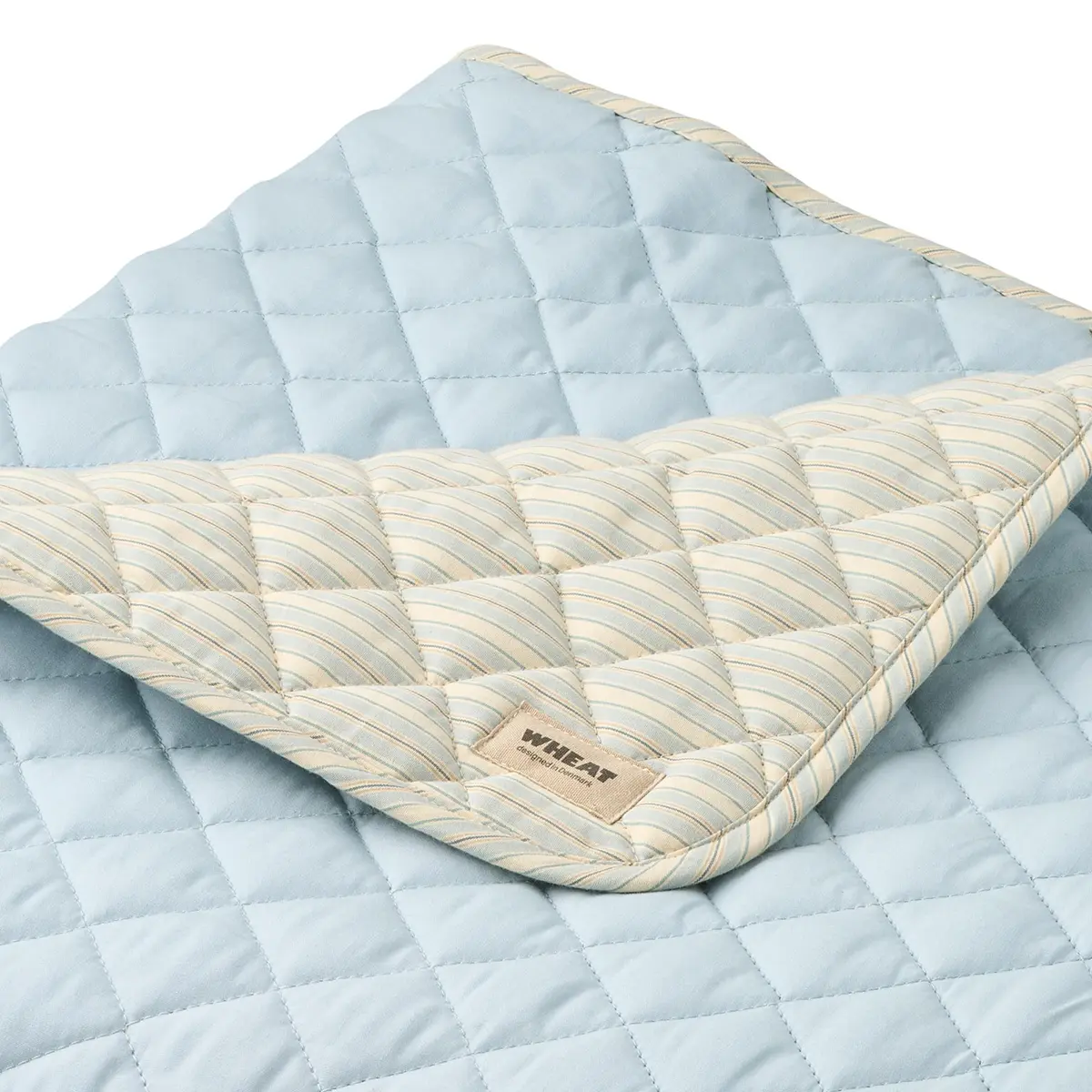 Wheat Steppdecke „Blue Ocean Stripe“ – Bild 2