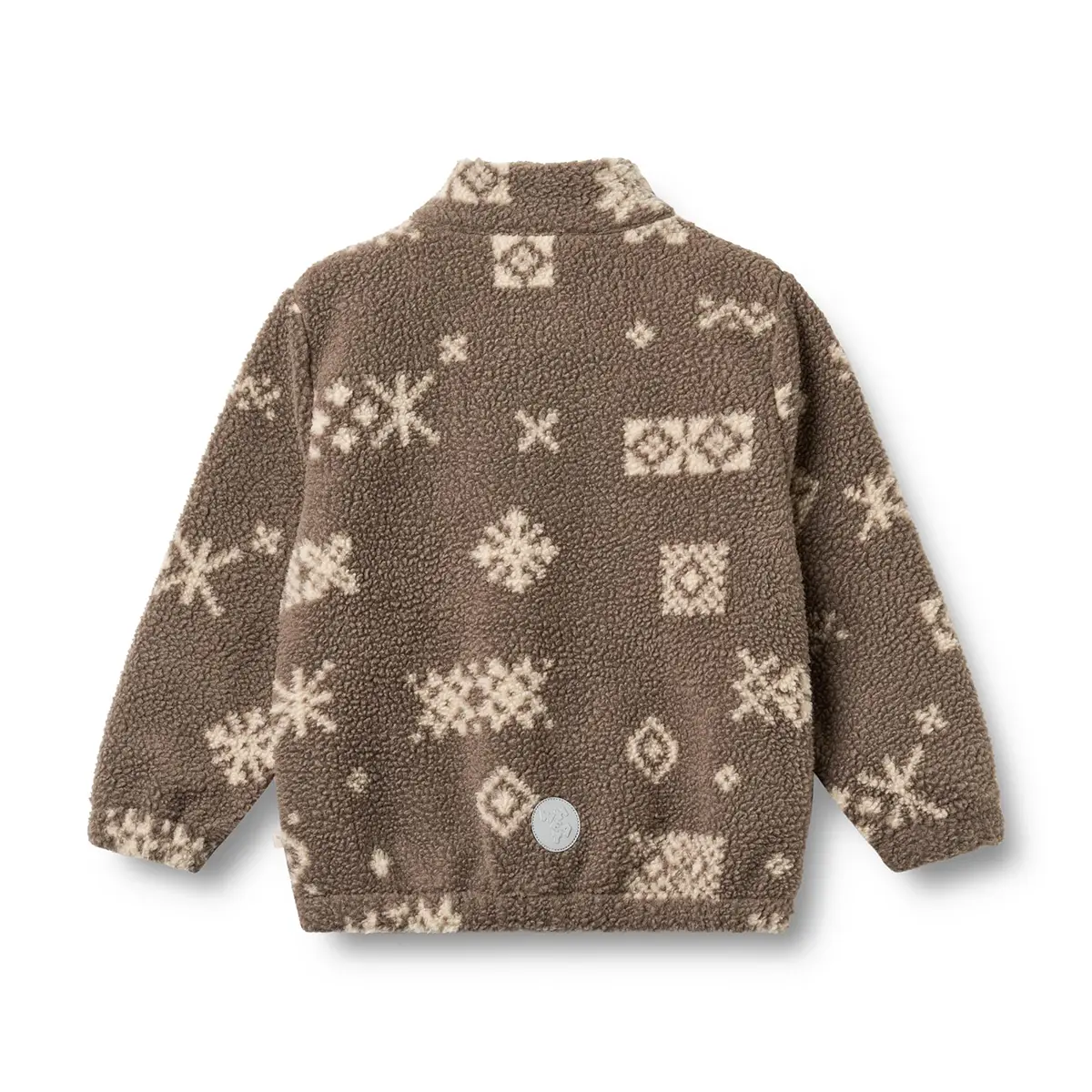 Wheat Fleecejacke Helge „Dry Wood Jacquard“, Gr. 98, 104, 110, 116, 122, 128 – Bild 2
