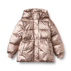 Wheat Pufferjacke Eli „Golden Flowers“, Gr. 104, 110, 116, 122, 128, 140, 152