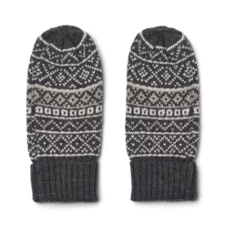 Wheat Merino-Fäustlinge Haansi „Charcoal“, Gr. 3-5 Jahre, 6-8 Jahre