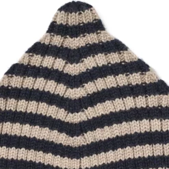 Wheat Merino-Mütze Topper „Navy“, Gr. 51-52, 52-53, 54-55 – Bild 3