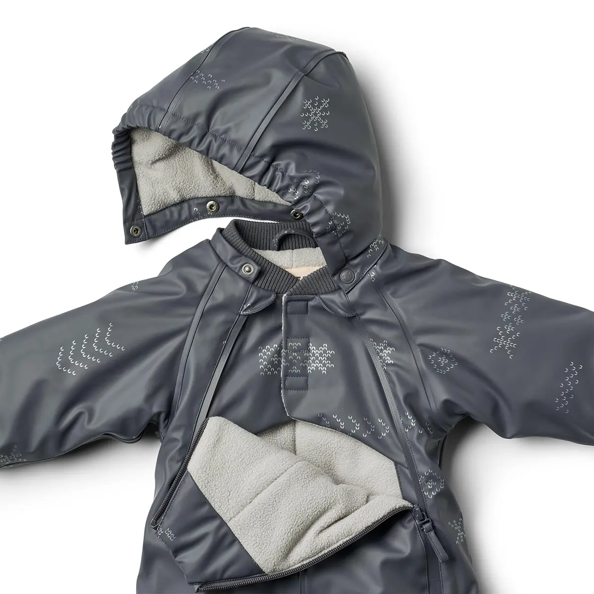 Wheat Baby-Winteranzug Evig „Reflective Jacquard“, Gr. 80, 86, 92, 98 – Bild 3