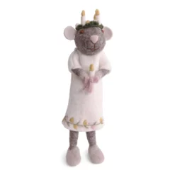 Gry & Sif Weihnachtsmaus „graue Lucia-Maus“ 27cm – Herstellerbild 1