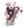 Gry & Sif Eisbär „weiß / mit Skiern“ 16cm – Herstellerbild 1