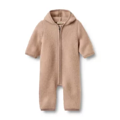 Wheat Baby-Wollfleeceanzug Ata „Pale Lilac“, Gr. 50, 68, 74, 80, 86