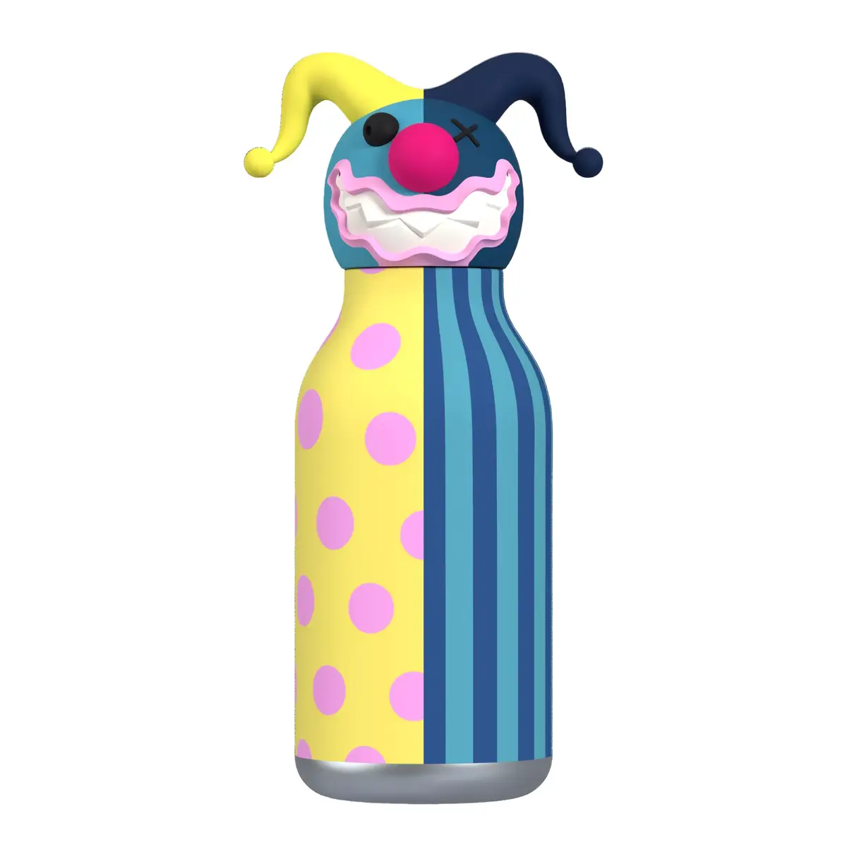 ASOBU Spookie Trinkflasche „Boogey“, 470 ml auf weißem Hintergrund