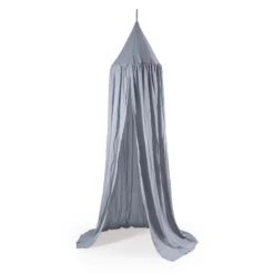 Sebra Baldachin, Dobby Webart, „Dusty blue“ ø49cm H240cm