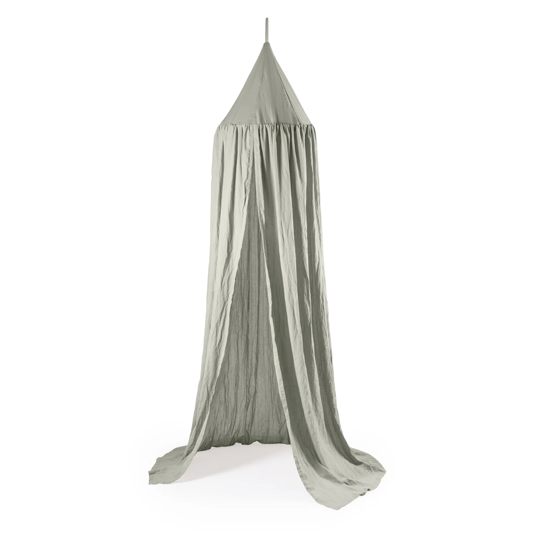 Sebra Baldachin, Dobby Webart, „staubiges grün“ ø49cm H240cm