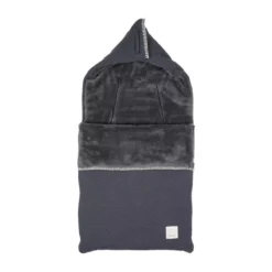 koeka Fußsack Runa Dark Grey auf weißem Hintergrund