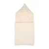 koeka Fußsack Runa Warm White auf weißem Hintergrund