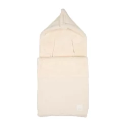 koeka Fußsack Runa Warm White auf weißem Hintergrund