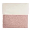 koeka Decke Vigo „old pink/pebble“ auf weißem Hintergrund