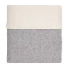 koeka Decke Vigo „sparkle grey / pebble“ auf weißem Hintergrund