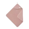 koeka Wickeldecke Runa „old pink“ auf weißem Hintergrund