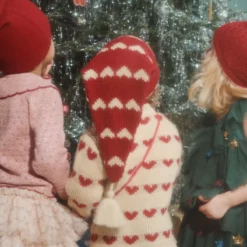 Konges Sløjd Weihnachtsmütze Laula „Heart“ – Bild 6