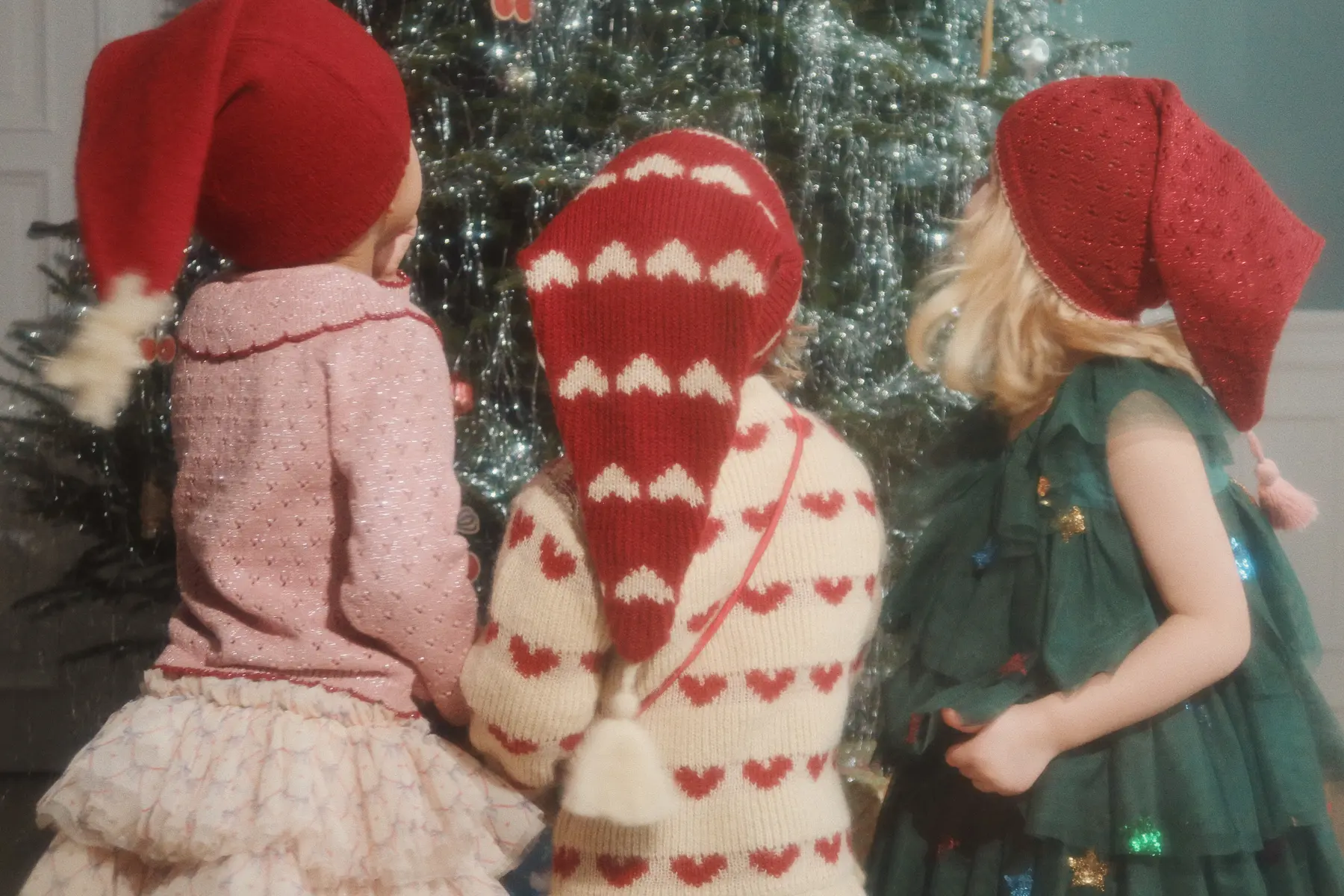 Konges Sløjd Weihnachtsmütze Laula „Heart“ – Bild 6