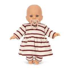 Konges Sløjd Babypuppe Bella „Creamy stripe“