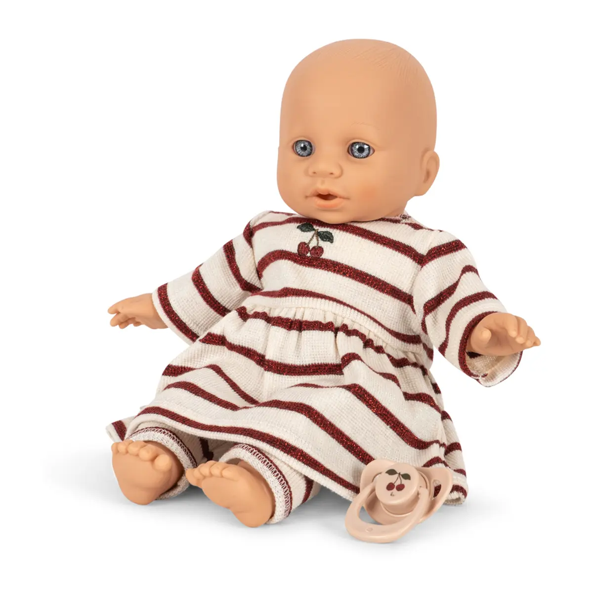 Konges Sløjd Babypuppe Bella „Creamy stripe“ – Bild 2